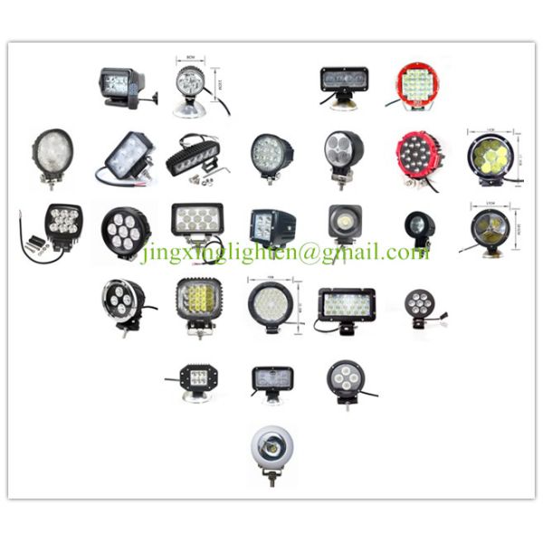 36W epistar LED driving headlight 7.5 inch 4x4 led working light for off-road vehicles