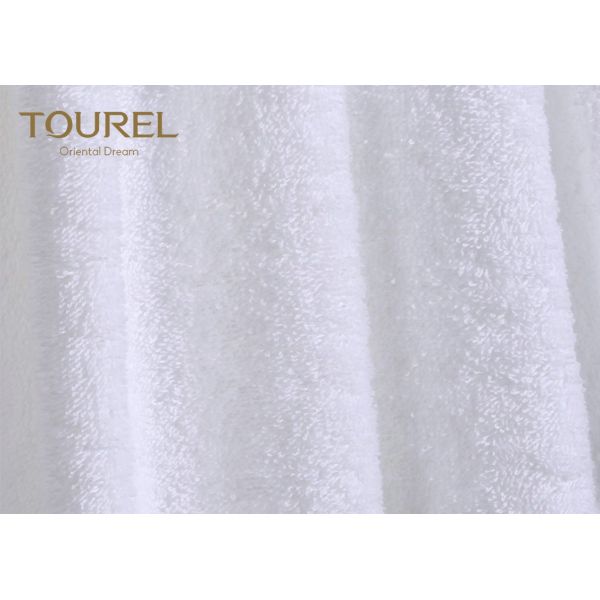 White Hotel Towel Set With Embroidery Logo