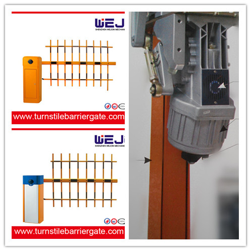 Automatic Parking Barrier Gate with 4 meters 3 Fence Boom for Train station