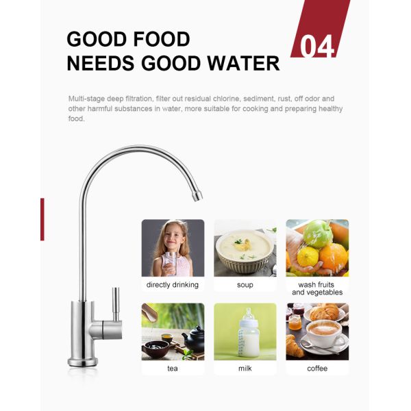 Multipurpose Undersink RO Water Purifier Systems Noiseless 0.0001um