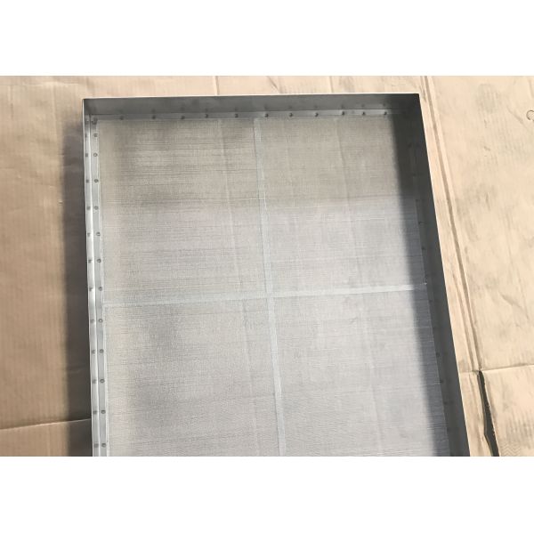 Food Grade Woven Antirust Ss Wire Mesh Tray Customized Size