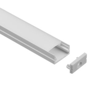 Buy cheap Small 14*7mm Surface Mounted LED Profile Aluminium Extrusion Profile For Cabinet from wholesalers