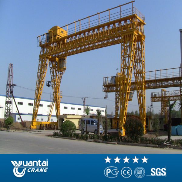 YUANTAI big capacity and windproof double girder gantry crane