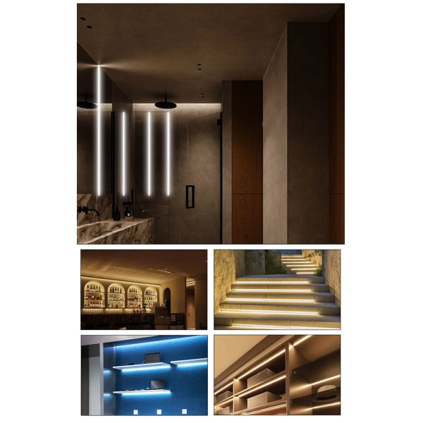 Ultra-thin Led Cabinet Light Aluminum Embedded Human Body Induction Display Cabinet Hard Light Strip