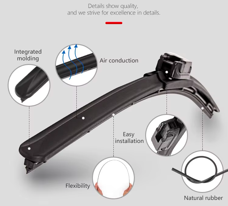 Conventional Windshield Car Wiper Parts Arm And Blade For Nissan Rogue Pathfinder