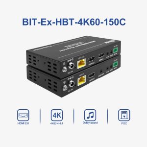 HDBaseT HDMI Fiber Extender 150m For Long Distance Signals Upgrade Your AV