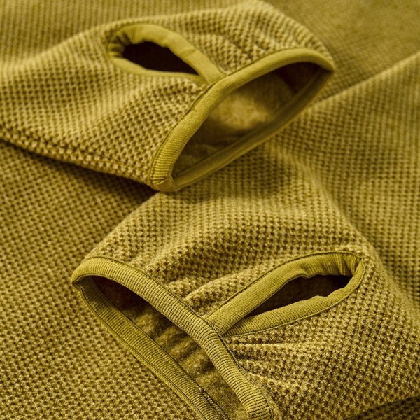 Custom Honeycomb Thermal Fleece Jacket with 4-Way Stretch and Water-Resistant Softshell Fabric