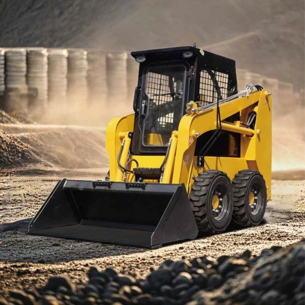 Tracked Vehicle Mini Loader Rubber Crawler Skidsteer Brush Mower Skid Loader