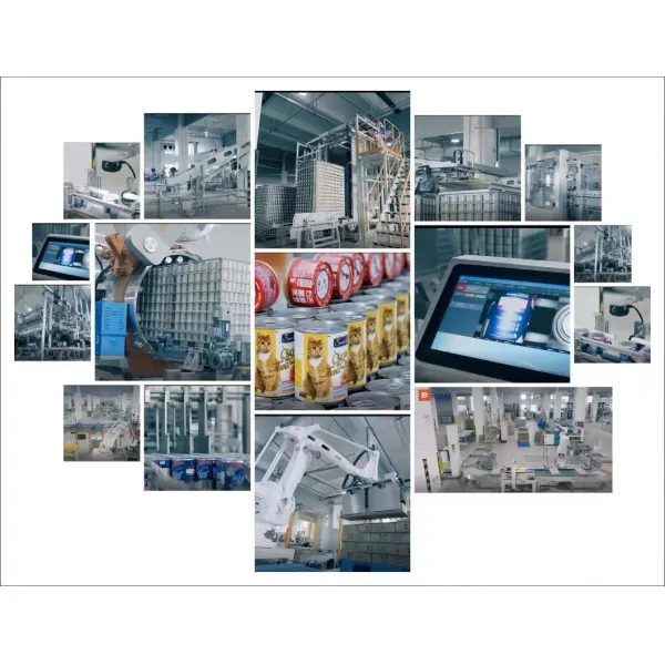 Empty Can Depalletizer Robot Can Remover