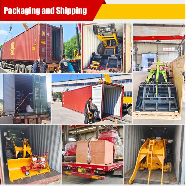 Hot Sale Construction Machine Mini Loader Diesel 4WD Tractor with Front Loader Small Wheel Loader