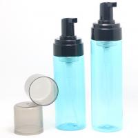 China Mousse / Cleansing Foam Treatment Pump Bottles , Blue Chemical Resistant Spray Bottles for sale