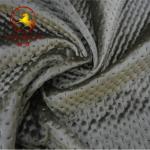 2018 new design ultrasonic quilted knitted velvet fabric