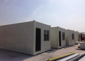 Galvanized Steel Frame White Painted 20 Gp Prefab Office Container