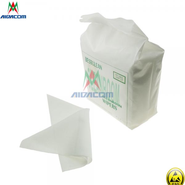 9"X9" White Class 100 Cleanroom Paper Wiper For PCB