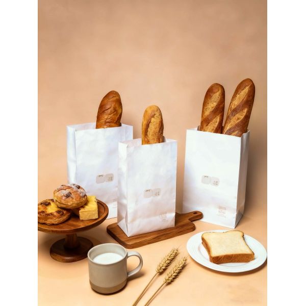Customized Kraft Paper SOS Bread Bag - Eco-Friendly & Versatile Bakery Packaging Bakery Bag Bread Bag Food Bag Take Away Bag