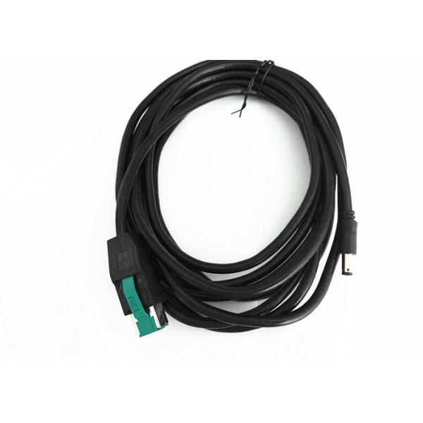 41J6817 USB Converter Cable 12V 8 Pin Powered USB Connector 5525DC Plug