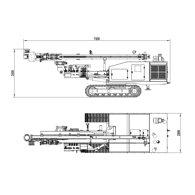 Multifunctional Rock Buster Drill Rig For Construction