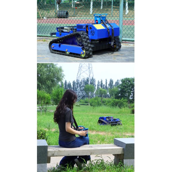US Spot Multifunctional Garden Remote Control Mowing Equipment, Superior Climbing & Off-road Performance Lawn Mower