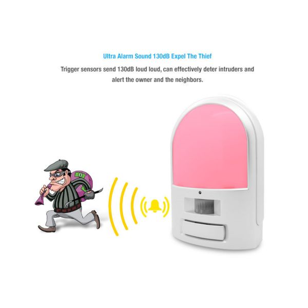 4-IN-1 Bluetooth Smart Family Electric Home Alarm LED Light with Motion Sensor CX601