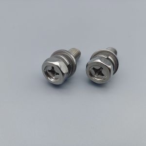 Buy cheap Durable Cross Hex Head Machine Bolt With Washer Assemblies from wholesalers