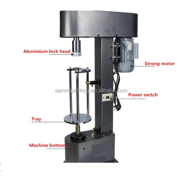 Semi-Automatic DK50 Wine Ropp Capping Machine New Condition Driven Motor Aluminum Lid Crimping Cover for Wine Bottles