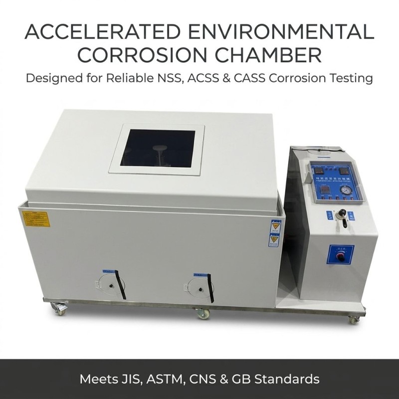 ASTM B117 CASS NSS Salt Spray Test Chamber Corrosion Resistance Testing Machine for Coating Electroplating