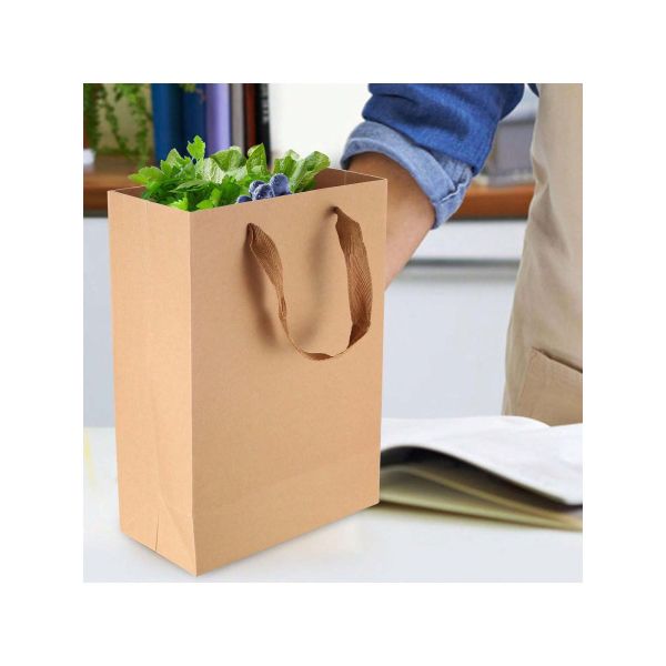 Elegant Square Bottom Gift Bags Custom Logo Printing For All Occasions