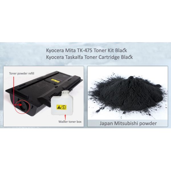 TK-475 TK477 TK478 TK479 TK475 Compatible for Kyocera FS-6025MFP/6030MFP/6525MFP/6530MFP Copier