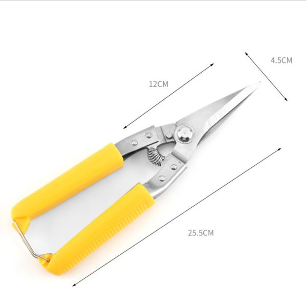 200mm fruit tree pruning shears floral bonsai pruner customized secateurs curved blade garden scissors