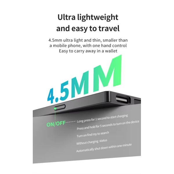 ODM Ultra Slim Find My Wallet Tracker gPS Global Tracker Locator For IPhone