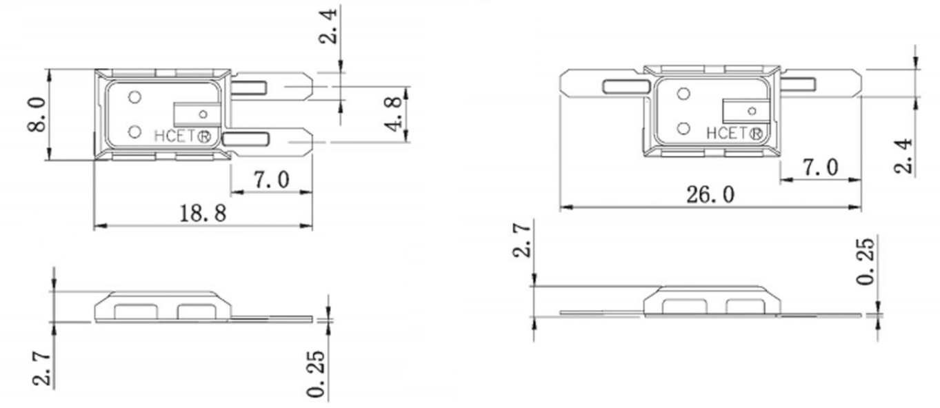 HCET Series Industrial Motor Thermal Protection Switch / Precision Bimetallic Switch DustProof Wide Voltage Range