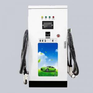 China Double Guns  Floor Mounted Type 1 Type 2 120KW DC Fast Charger Parking Lot on sale