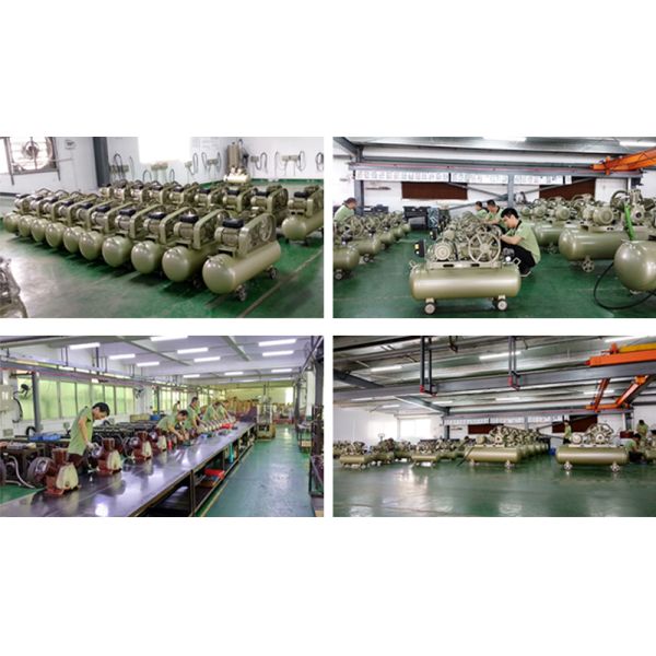 Jucai 10hp 7.5kw 250L Gas Reciprocating Piston Air Compressor Belt Driven