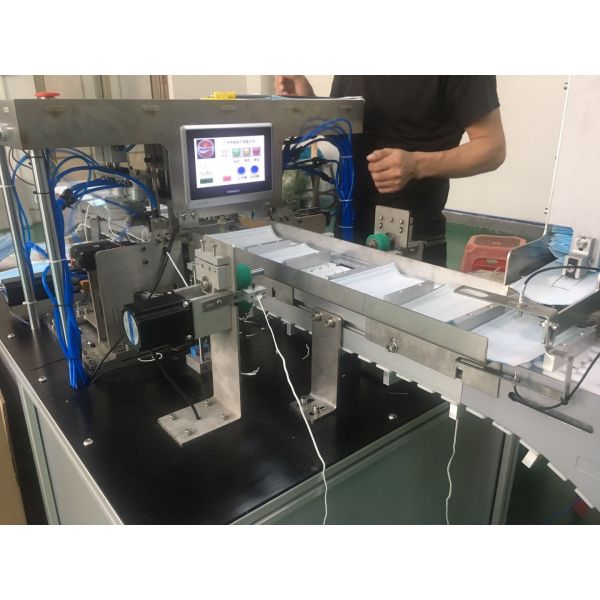 Computer PLC Control 50HZ 3500W Mask Earloop Welding Machine