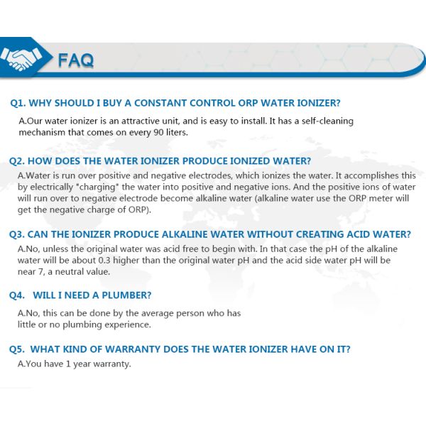 EHM Portable Alkaline Water Ionizer with 8 Titanium Plates