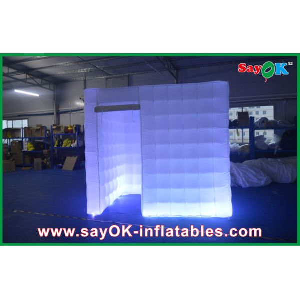 Inflatable Party Tent Large Inflatable Photo Booth 12 Colors White Led For Wedding