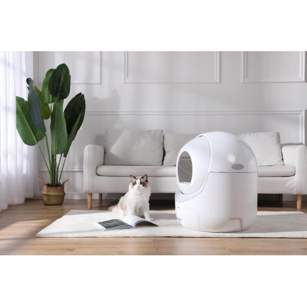 Large Capacity Smart Cat Litter Box Automatic Control Customizable Multiple Sensors