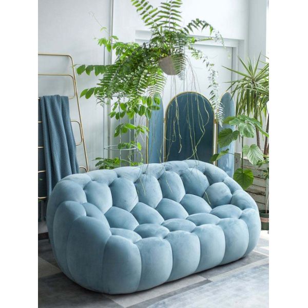 Custom Modern Reclining Upholstered Corner Sofa Set Frameless Boneless Compressed Sofa Living Room