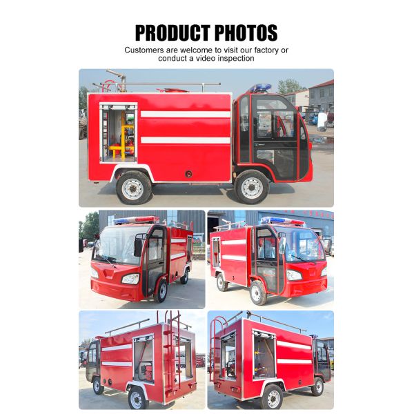 China Made Emergency Rescue Vehicles Fire Fighting Trucks Mini Fire Engine Truck for Sale