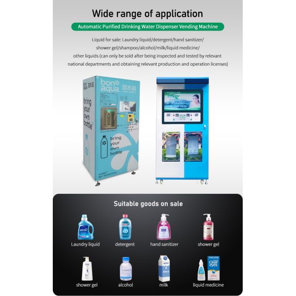 Coin Operated Wall Mount Machine Water Vending Window
