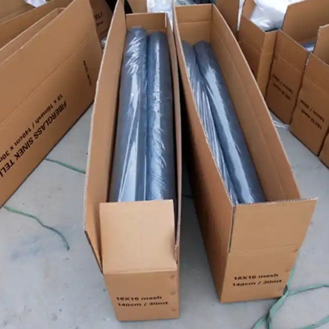 18x14 Mesh Fiberglass Window Screen Roll Retractable Fly Screen