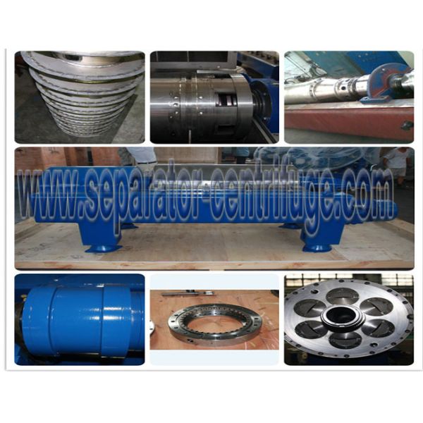 3 Phase Liquid Solid Separation Decanter Centrifuge , Centrifugal Machine