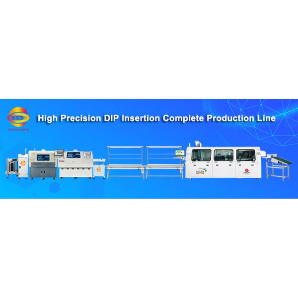 Automatic THT Insertion Machine For Assembling DIP Components Pcb Production Line