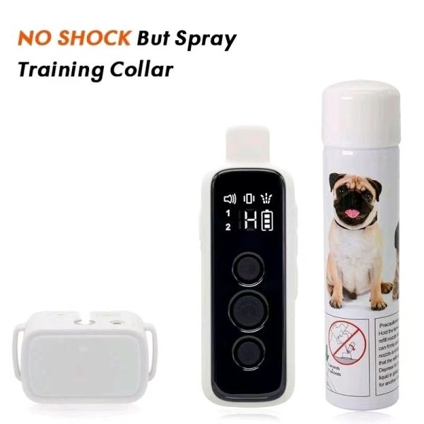 Eco-Friendly Rechargeable IP67 Waterproof ABS Agility Dog Leash Remote Control Spray Pet Training Collar Modern Anti-Bark