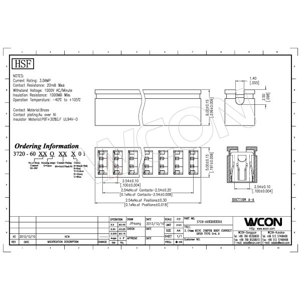 Black Mini Jumper Two Conjoined Tmale Female Two Pin Connector Gold Flash Pbt