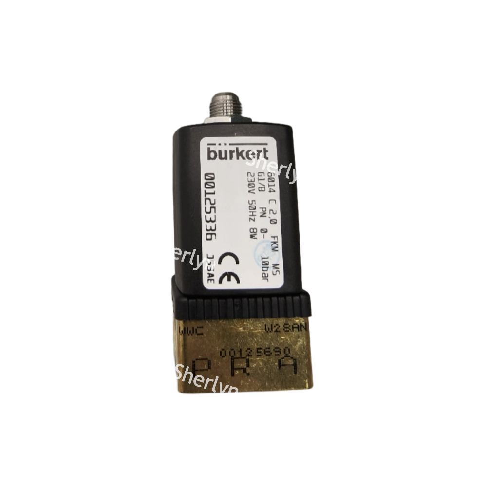 BURKERT 00125336 6014 Series C Normally Closed G1/8 2.0 Flow Hole AC220V