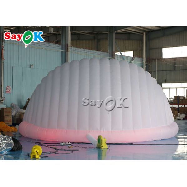 Dome Inflatable Tent Portable Semicircle Helmet Shape Inflatable Stage Tent