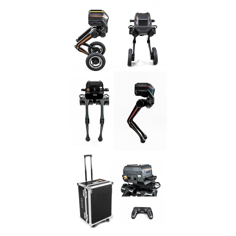 Foxtech High Quality Biped Walking Humanoid Bionic Robot Research Platform Design Algorithm with Wheels