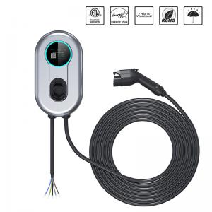 China AC 240V Wallbox EV Charging Station 48A Level 2 Electric Vehicle EV Car Charger 1M Hard-Wired on sale