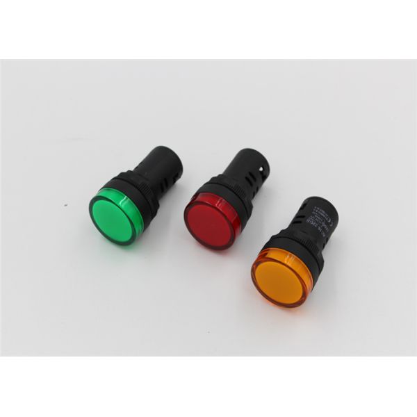 AD16-22D Series Signal LED Indicator Lamp 22mm Industrial Red 12V DC Type